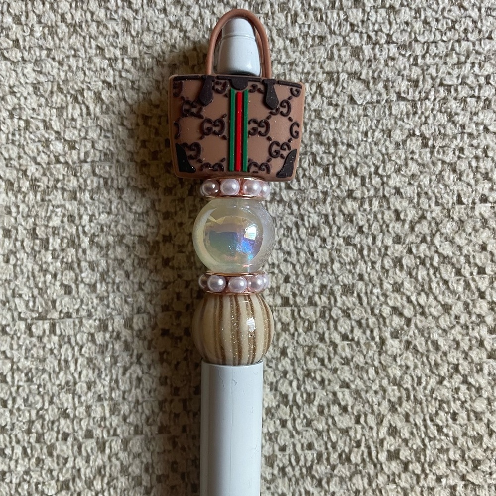 Stylish Pen With Focal Beads
